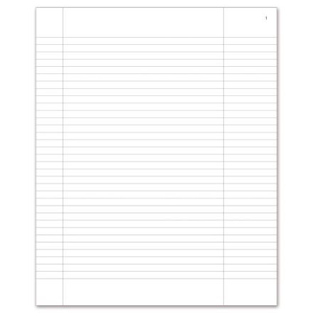 Registro Libro Soci di società - 96 pagine prenumerate - righe uso bollo - 31x24,5 cm