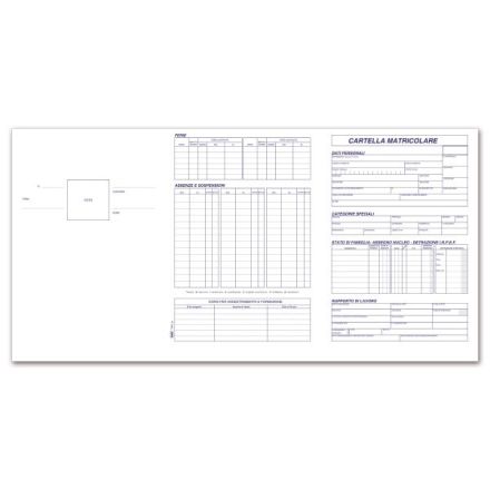 Cartelline con tasca prestampata - cartoncino avorio - 24x17 cm