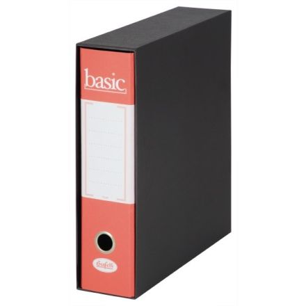 Raccoglitore Basic - Formato Commerciale - Dorso 8 cm - rosso