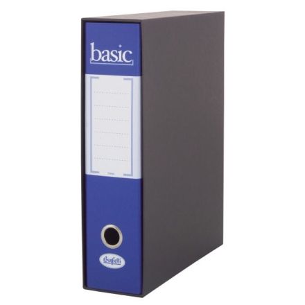 Raccoglitore Basic - Formato Protocollo - Dorso 8 cm - blu