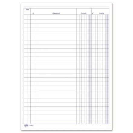 Registro Entrate/Uscite - 200 pagine tascabile - 24x17 cm