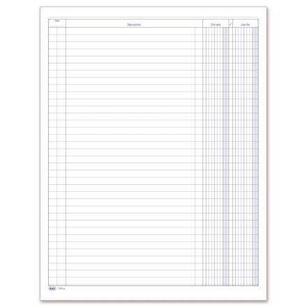 Registro Entrate/Uscite - 100 pagine - 31x24,5 cm