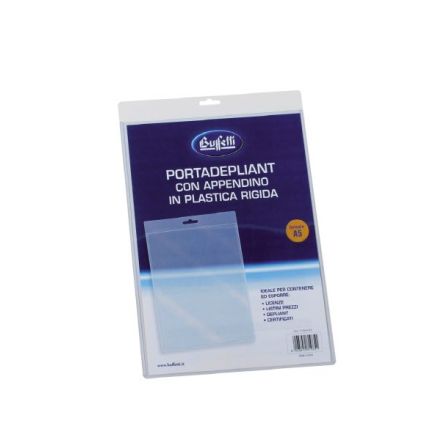 Portadepliant con appendino - A5 - 21x15 cm
