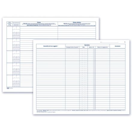 Registro antiriciclaggio per operatori non finanziari - 23 pagine prenumerate - 24x31 cm