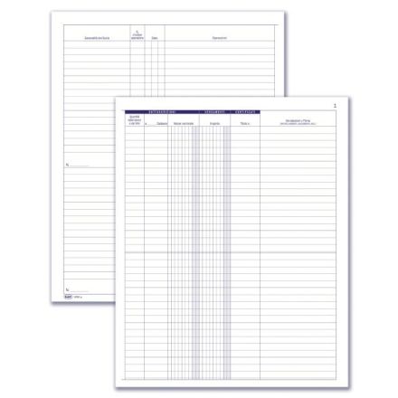 Registro Libro Soci di società - partitario - 23 pagine prenumerate - 31x24,5 cm