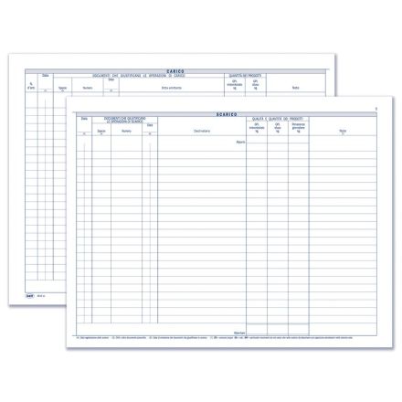 Registro Carico/Scarico GPL per deposito commerciale - 19 pagine prenumerate - 24,5x31 cm