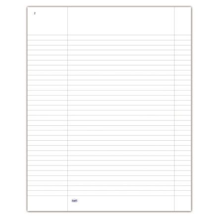 Registro Verbali del collegio sindacale - 96 pagine prenumerate - righe uso bollo - 31x24,5 cm