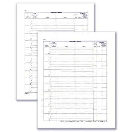 Registro Corrispondenza in arrivo - 96 pagine - 31x24,5 cm