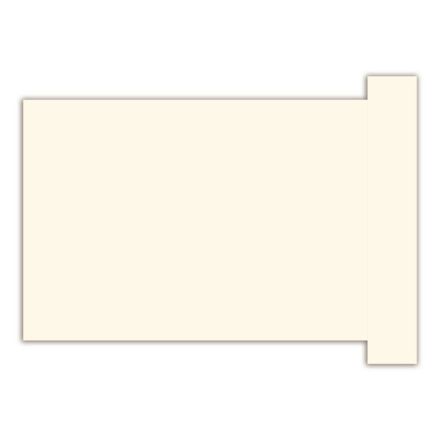 Scheda a T, indice 3 - Scheda bianca - 12x9,25 cm