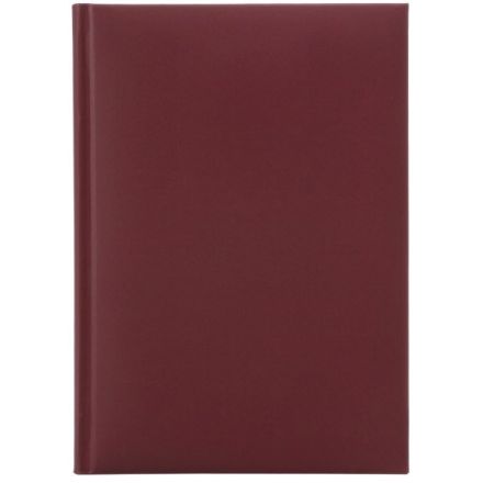 Agenda giornaliera 12 mesi - 2026 - 14,5x20,5 cm - in sintetico - sab/dom accoppiati - bordeaux