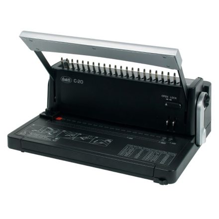 Rilegatrice per dorsi plastici C-20 - Formato A4 manuale