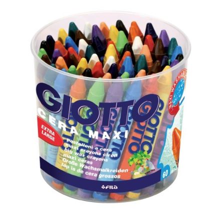 Barattolo pastelli formato gigante per Pastelli a cera -11,5 mm-da 3 anni in poi