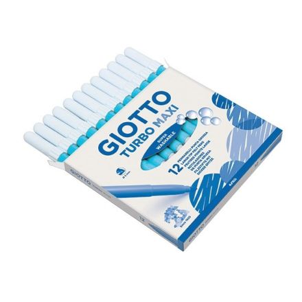 Pennarelli Turbo Giotto - Turbo Maxi punta larga 1-3mm - azzurro