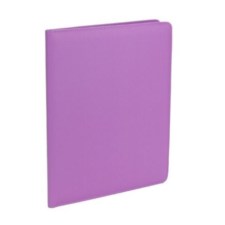 Portablocco Happy Color in similpelle semplice - formato 23,5x32x1,5 cm - Colore: viola