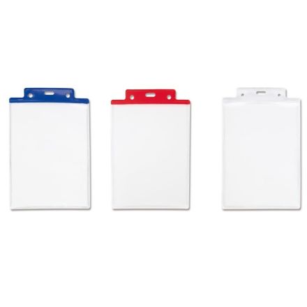 P.badge - solo bustina- 15x10 cm - apertura superiore - neutro