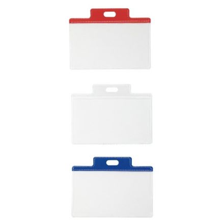 P.badge - solo bustina - 6x9,5 cm - apertura superiore - neutro