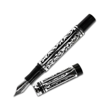 Penna stilografica Filigree - argento diners