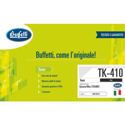 Kyocera/Mita Toner - Compatibile Rigenerato TK-410 - Nero - 15.000 pag