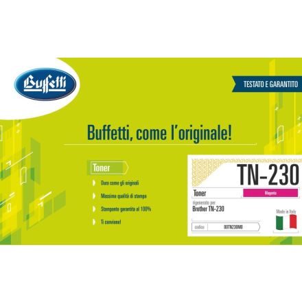 Brother Toner - Compatibile Rigenerato TN-230M - Magenta - 1.400 pag