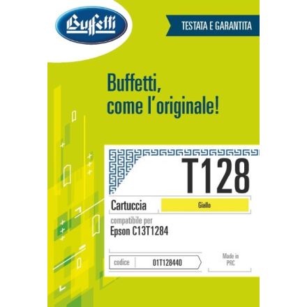 Epson Cartuccia ink jet - Compatibile T128 C13T128440 - Giallo - 270 pag