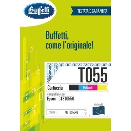 Epson Cartuccia ink jet - Compatibile T055 C13T055640 - Multipack 4 colori - 290 + 420 x 3 pag
