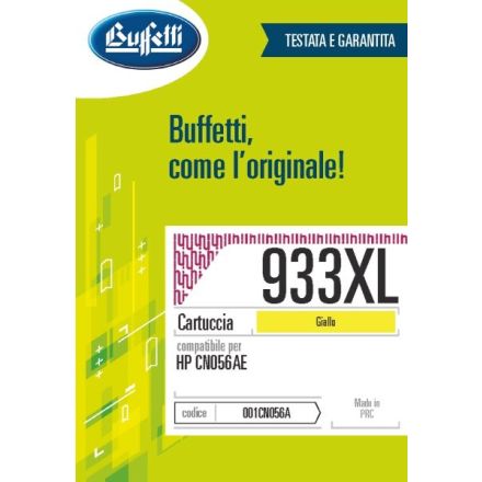 Cartuccia ink jet HP - Compatibile 933XL CN056AE - Giallo - 825 pag