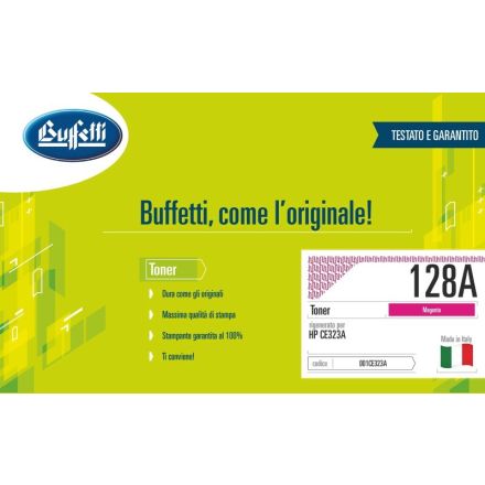 Toner HP - Compatibile Rigenerato 128A CE323A - Magenta - 1.300 pag