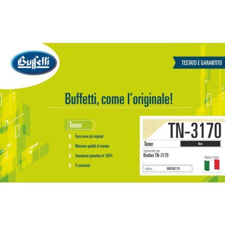Brother Toner - Compatibile Rigenerato TN-3170 - Nero - 7.000 pag