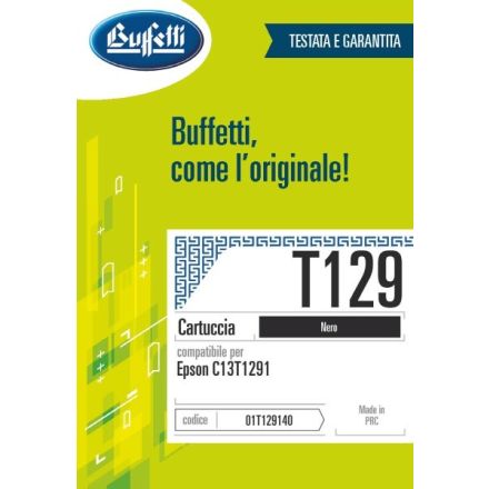 Epson Cartuccia ink jet - Compatibile T129 C13T129140 - Nero - 435 pag