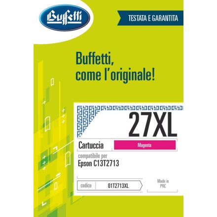 Epson Cartuccia ink jet - Compatibile 27XL C13T271340 - Magenta - 1.100 pag
