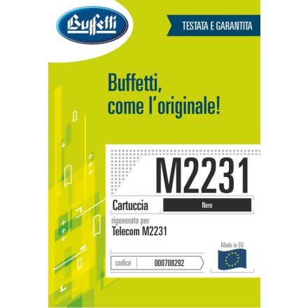 Telecom Cartuccia ink jet - Compatibile Rigenerato M2231 - Nero - 450 pag