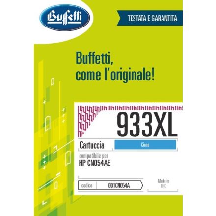 Cartuccia ink jet HP - Compatibile 933XL CN054AE - Ciano - 825 pag
