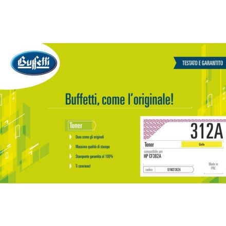 Toner HP - Compatibile 312A CF382A - Giallo - 2.700 pag