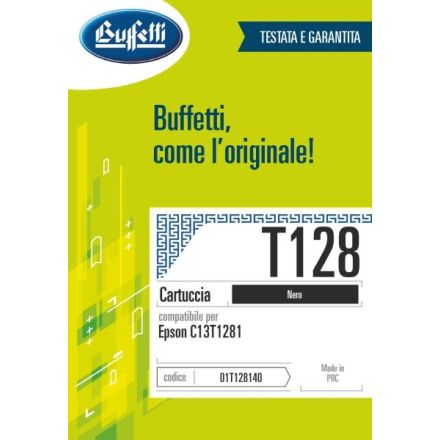 Epson Cartuccia ink jet - Compatibile T128 C13T128140 - Nero - 200 pag