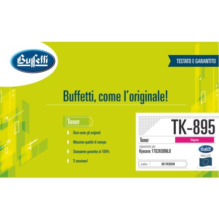 Kyocera Toner - Compatibile Rigenerato TK-895 1T02K0BNL0 - Magenta - 6.000 pag