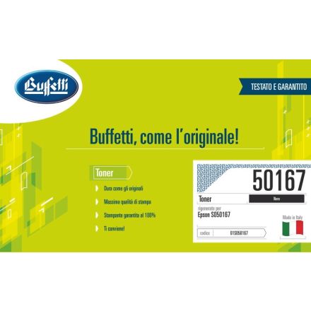 Epson Toner - Compatibile Rigenerato 6200 C13S050167 - Nero - 3.000 pag