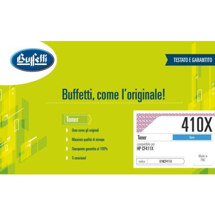 Toner HP - Compatibile 410X CF411X - Ciano - 5.000 pag