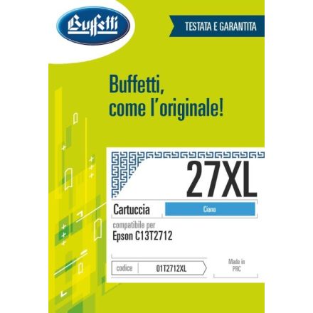Epson Cartuccia ink jet - Compatibile 27XL C13T271240 - Ciano - 1.100 pag