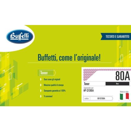 Toner HP - Compatibile Rigenerato 80A CF280A - Nero - 2.700 pag