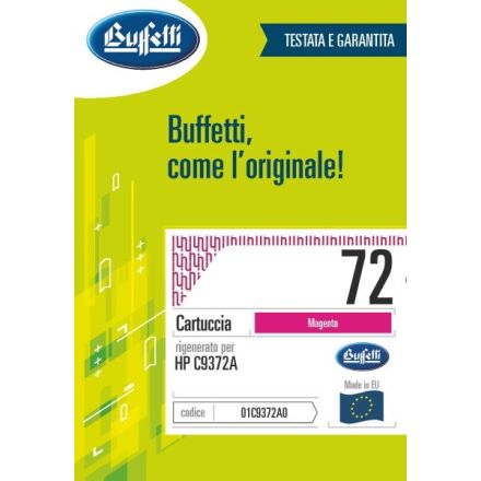 Cartuccia ink jet HP - Compatibile Rigenerato 72 C9372A - Magenta - 4.400 pag