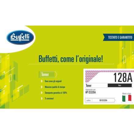 Toner HP - Compatibile Rigenerato 128A CE320A - Nero - 2.000 pag