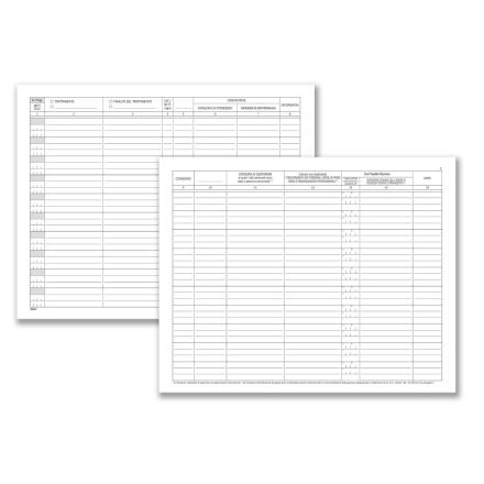 Registro dei trattamenti dati personali per TITOLARI - 23 pagine prenumerate - 24x31 cm