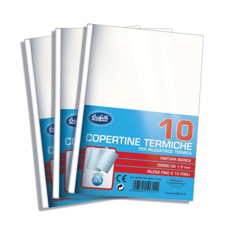 Confezione da 10 copertine termiche - fino a 40 fogli