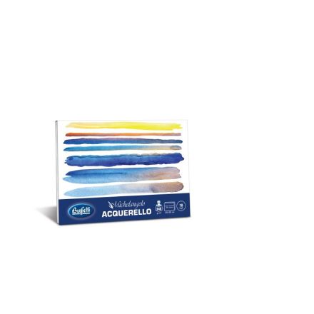 Blocco per acquerello - collato su 2 lati - 25x35 cm - ruvido - 10 fogli - 340 g