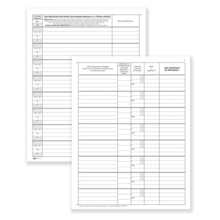 Registro Commercio di beni usati, antichità e preziosi - 49 pagine prenumerate - 31x24,5 cm