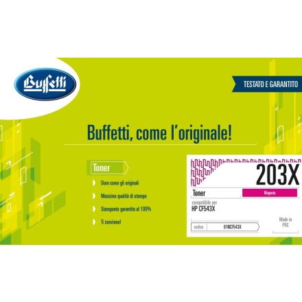 Toner HP - Compatibile 203X CF543X - Magenta - 2.500 pag