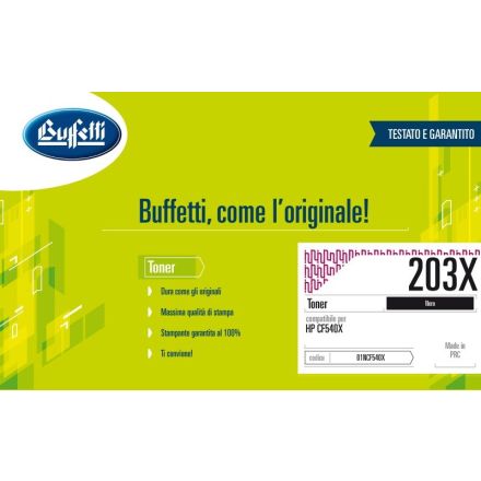 Toner HP - Compatibile 203X CF540X - Nero - 3.200 pag