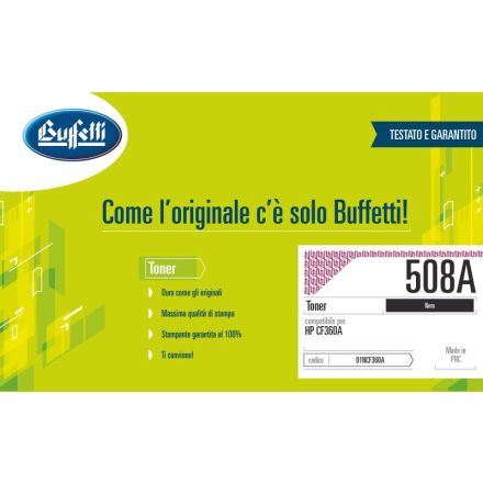 Toner HP - Compatibile 508A CF360A - Nero - 6.000 pag