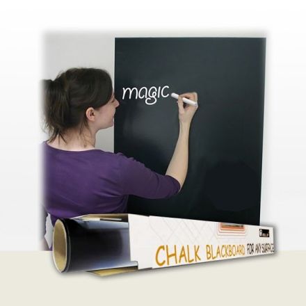 Lavagna nera adesiva da parete - 45x60 cm