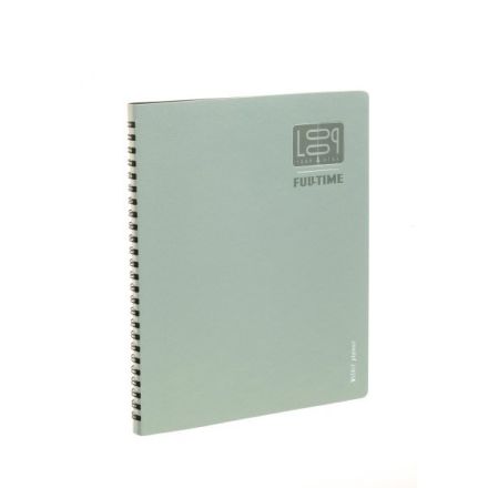 Agenda settimanale su due pagine 12 mesi - 2026 - 17,5x22,5 cm - copertina sintetico - interno fisso con spirale - silver